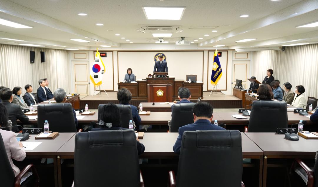 '제272회 임시회 개회 "제9대 의회 유종의 미 거둘 것”' 게시글의 사진(1) '보도자료 사진2(260320).jpg'