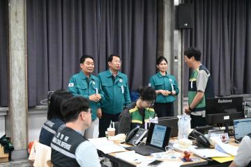 을지연습 격려 방문