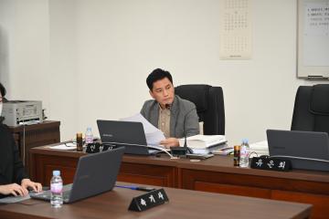 대전중구의회,  예산결산특별위원회 계수조정